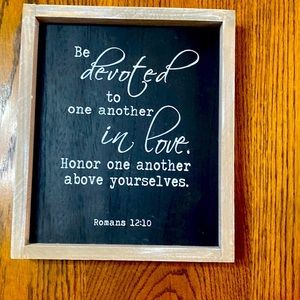 Hobby Lobby Wall decor Roman 12:10